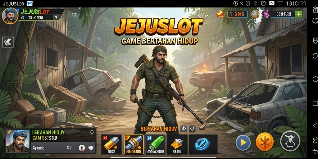 Antarmuka game JEJUSLOT yang menantang dan menarik.