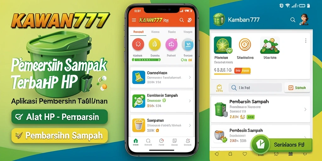 Antarmuka KAWAN777 menunjukkan fungsi pembersih sampah yang efisien.