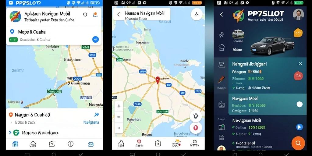 Screenshot utama PP7SLOT menampilkan antarmuka Navigasi Mobil yang intuitif.