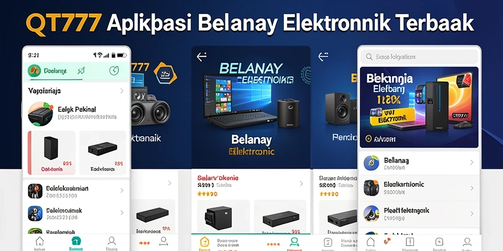 Tampilan antarmuka QT777 yang modern dan user-friendly.