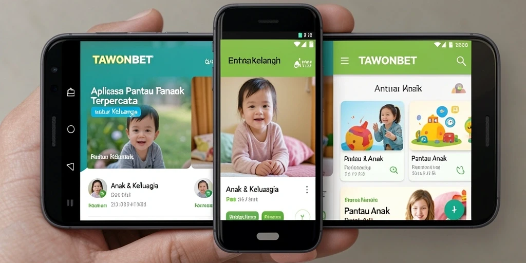 Antarmuka aplikasi TAWONBET yang intuitif dan menarik.